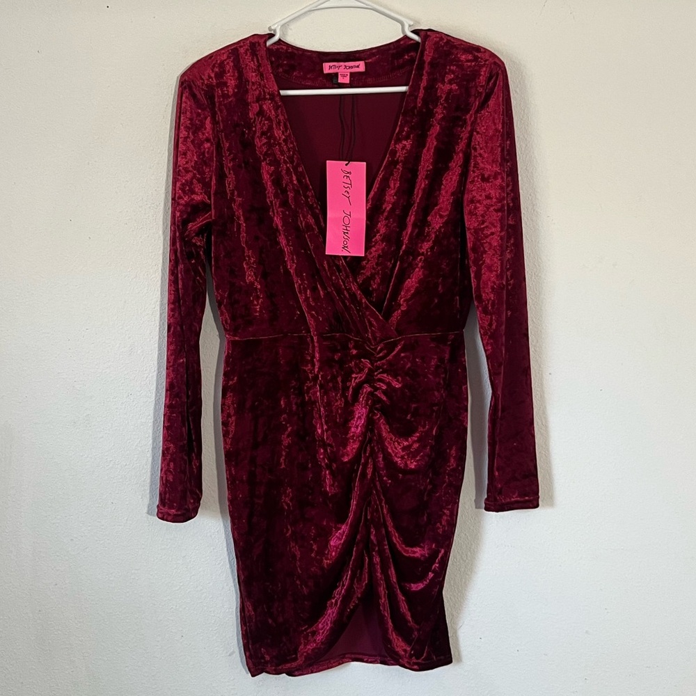Betsey Johnson Velvet Dress
